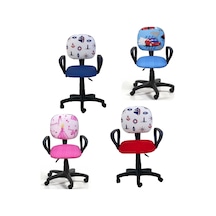Depolife Çocuk Genç Odası Bilgisayar Ders Çalışma Ofis Koltuğu Telerlekli