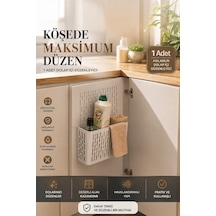 Porsima Org-52 Asılabilir Dolap İçi Düzenleyici Organizer Beyaz