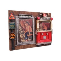 Himarry Dekoratif Metal Çerçeve Tramvay Dekorlu Vintage Hediyelik