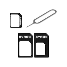 Nano Sim Kart Adaptörü Dönüştürücü Aparat Iğne 4'Lü Set