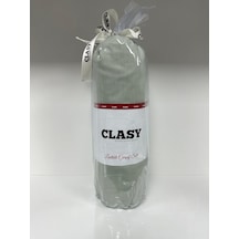 Clasy Ranforce Lastikli Çarşaf Seti Tek Kişilik Düz Kaktüs Yeşili Çok Renkli