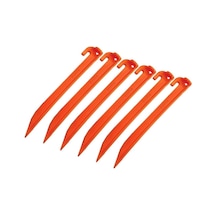 Abs Çadır Kazığı -23cm 6 Adet Turuncu