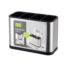 Wezone Sanwan 4 Bölmeli Paslanmaz Çelik Mutfak Eşyası Organizer, 18 X 8.6 X 13 Cm Diğer