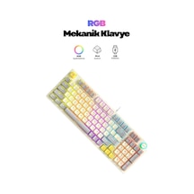 Sprange Mk-12 Rainbow Q Klavye Rgb Oyuncu Klavyesi Gaming Klavye Işıklı Kablolu Klavye Sprange Mk-12 Rainbow Q Klavye Rgb Oyuncu Klavyesi Gaming Klavye Işıklı Kablolu Klavye