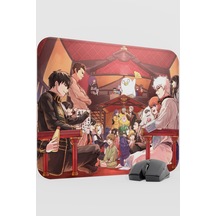 Gintama Anime V1 - 48x40 Xl Gaming Kauçuk Kaymaz Taban Mouse Pad Fare Altlığı