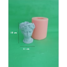 Helen Saksı 15 Cm Silikon Kalıp