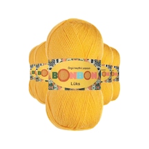 Tedar 5 Adet Lüks Patik İpi Yünü Sarı 98289 Najmaddin (No:1) 8.5Cm X 10.5 Cm