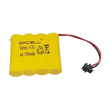 4.8V 4'Lü 700Mah Siyah Oyuncak Pili