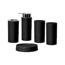 Suntek 5 Adet Banyo Aksesuarları Set Sabunluk Lüks Ofis