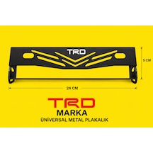 Trd Marka Universal Metal Plakalık Siyah 0
