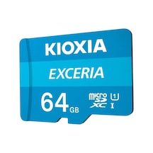 Kioxia 64Gb Exceria Micro Sdxc Uhs-1 C10 100Mb/Sn Hafıza Kartı (L