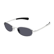 Guccı 1942s 002 53 Unisex Güneş Gözlüğü Gümüş