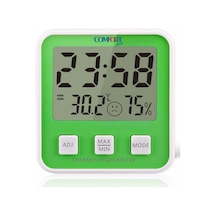 Comfort Plus Dm-658 Yeşil Isı Nem Ölçer