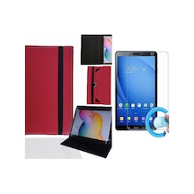 Lenovo Tab A7-30 - A3300 - 7" Tablet Uyumlu Üniversal Kapaklı Tablet Kılıfı Ve Nano Ekran Koruyucu Kapaklı Kılıf