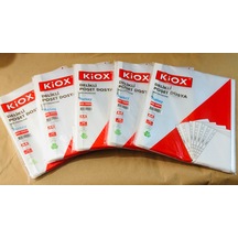 5 Paket Kiox Poşet Dosya 100 Lü Paket