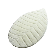 Jungle Leaf Ekru 60X100 Cm Banyo Paspası