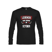 Legends Born In October - Blade Siyah Erkek Sweatshirt Legends Born In October - Blade Siyah Erkek Sweatshirt