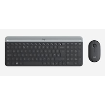 Ontech - Logıtech Mk470 Q Tr İnce Kablosuz Klavye Mouse Set Siyah 920-009435 Diğer