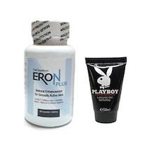 Ontic Playboy Lubricant 50 Ml Jel + Eron Plus 60lı Erkeklere Özel