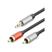 3.5 Mm To 2 Rca Ses Kablosu 3 M Siyah Hdx1074