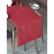 Kırmızı Renk Kadife Dokulu Runner Dream Series 40 X 140 Kırmızı