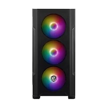Mag Forge M100r Temperlı Cam Argb 3x120mm 1x120mm Psu Yok Matx Gamıng Kasa