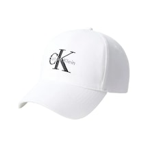 Calvin Klein Monologo Embroıdery Beyaz Erkek Şapka