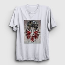 Presmono Unisex The Link Gojira T-shirt Beyaz