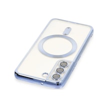 Mepa Newface Samsung Samsung Uyumlu Galaxy S22 Kılıf Kross Magneticsafe Kapak - Sierra Blue Najmaddin standart