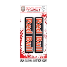 Damla Logo Redbull Tasarımlı Ön Maşa Kabartmalı 2'li Sticker 1 Nötr