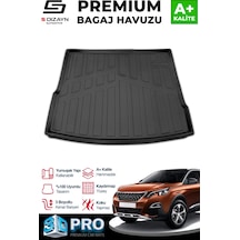 S-dizayn Peugeot 3008 3d Pro Bagaj Havuzu Üst Bagaj 2016-2023 A+ Kalite
