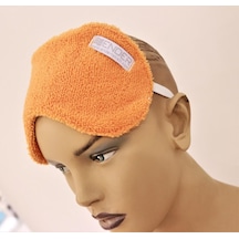 Mikrofiber Göz Bandı Oranj Dinlendirici Yoga Uyku Stres Maskesi