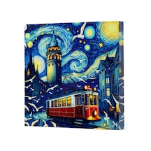 Van Gogh 1 Galata - Çizgisiz Yan Boyamalı Defter