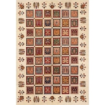 Çam Halı Gloria Td407 Multi Şal Desen Dokuma Saçaklı Kilim