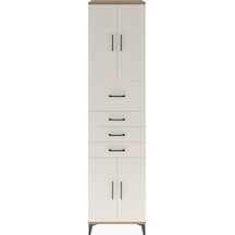 Hyperion Dolap 3 Raflı 4 Çekmeceli 4 Kapaklı 60x44x243 Çam-aytaşı Atlas Çam