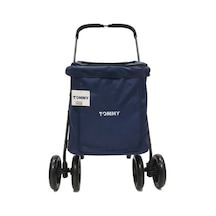 Tommy Evcil Hayvan Arabası Gri Lacivert 102 62 105 Max 40kg