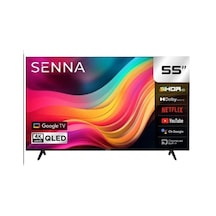 Senna 55SQ90F3UA 4K Ultra HD 55" 140 Ekran Uydu Alıcılı Google Smart QLED TV 65"