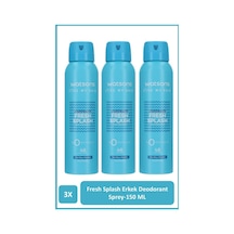 Watsons Fresh Splash Erkek Sprey Deodorant 3 x 150 ML