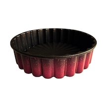 Kitchendore Turta Ve Tart Kek Kalıbı Cherry Red Kalın Döküm Üç Katmanlı Kaplama 525 Gram Diğer