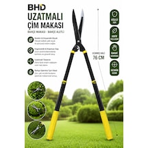 Bhd Çim Makası Uzatmalı Teleskopik Çimen Makası Bahçe Makası Bahçe Aleti Uzamış Hali :76 Cm Ağırlık :1180 Gr
