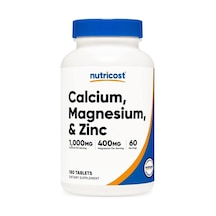 Calcium Magnezyum & Zinc - 1000mg Calcium - 400 Mg Magnezyum - 60 Servis 180 Kapsül.usa Menş