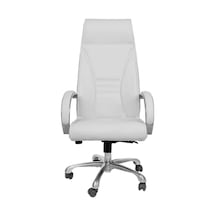 Beyaz Deri Makam Koltuğu Beyaz