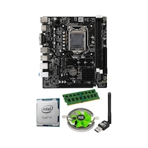 Corex İ3 2100 3.10ghz 8gb Ram H61 Wifi Cpu Fan Bundle Anakart Komple Set