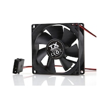 8 Cm Siyah Kasa Fanı İle Etkili Soğutma