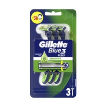 3 Adet Gillette Blue3 Sensitive Kullan At Tıraş Bıçağı 3'lü