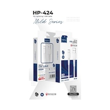 Hepu İos Hp-424 Mıld Usb Kablo İphone & İpad Uyumlu Dayanıklı Şarj Kablosu 30 Cm