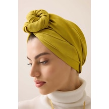 Imannoor Pencere Kafes Hardal Ramy Jakar Şal 70x210 Hardal