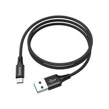 Hoco DU10  Mikro Usb Şarj Data Aktarım Kablosu Siyah