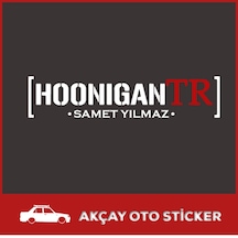 Hoonigan Tr Isme Özel Sticker Isim Sticker Hoonigan Tr Sticker