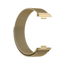 Huawei Watch Fit 3 Zore Krd-01 Metal Kordon-gold